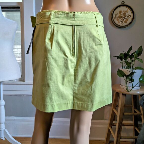 NWT Vintage 1990s David Paul Mini Skort Green Skirt Tennis Golf Size 6 - Picture 4 of 9